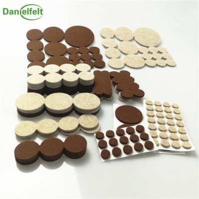 China Shield Furniture Self Adhesive Felt Pads Around Felt Pads Protecting Your Floor From Scraches for sale