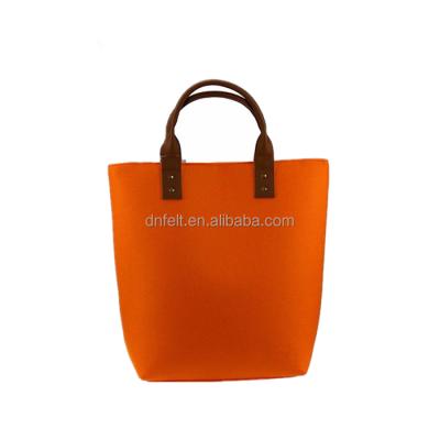 China Alibaba Factory Price Eco-friendly Hot Selling Custom Felt Women Tote Shopping Bags for sale