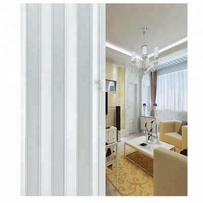 China Good Quality Waterproof Bathroom PVC Sliding Folding Door for sale