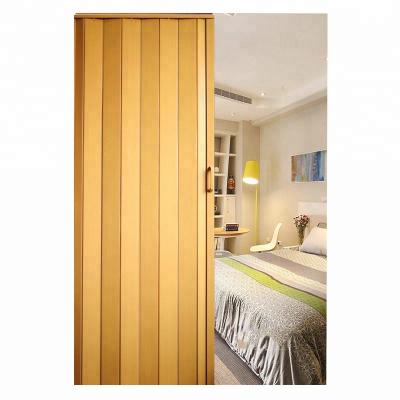 China Modern Interior Doors PVC Multifold Folding Door For Kitchen 10 Mm Thickness Accordion Sliding Door for sale