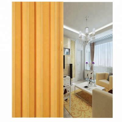 China New Design Cheap Price PVC Accordion Interior Folding Toilet Folding Door for sale