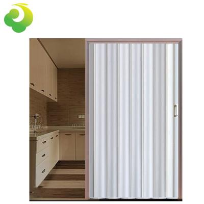 China Balcony Partition PVC Folding Door Room Industrial Easy Cleaning Door for sale