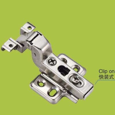 China good Nickel fininsh hardware cabinet hinge for Aluminum frame, insert type for sale