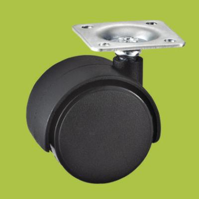 China furniture casters swivel top plate black caster colorful for sale