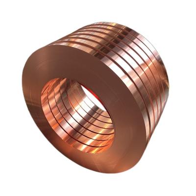 China Various industries Free sample 99.95% red Copper Strip Coil tape C11000/C1100 Pure Copper Strip For Transformer for sale