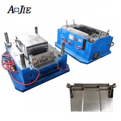 China China suppliers high quality plastic injection crate mold factory mold steel for industrial plastic crate for sale