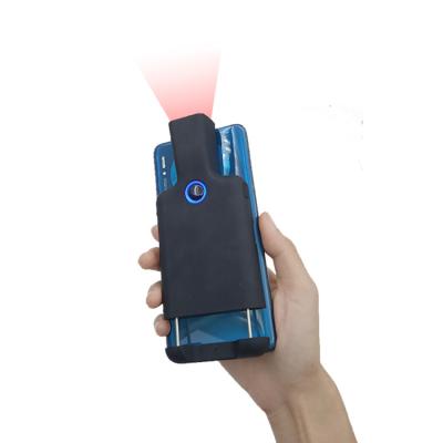 China BC20S 1D 2D Handheld Mobile Phone Clip Barcode Reader Back Manual Reader Barcode Scanners QR Code For Logistics A4 Size for sale