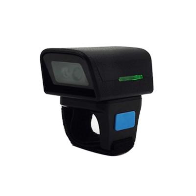 China Blue Tooth 2G Ring Type Blue Tooth Barcode Reader Finger Bar Code Scanner Fast Scan CR20 Radio Scanner Mini 1D 2D Scanner For Sale for sale