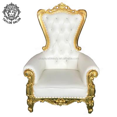 China Modern Luxury Hotel Wedding+Chairs Kids Foot Spa Massage Pedicure Chair Royal King Throne Chairs For Sale for sale