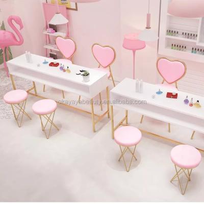 China Fashionable manicure furniture manicure chair and table nail table chair for sale