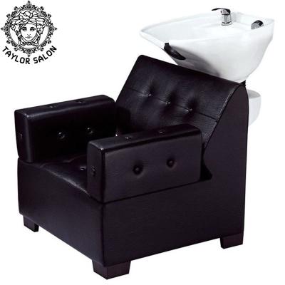 China comfortable & Durable hot sale hair salon furniture beauty hair basin straighten to fix hair wash salon shampoo chair for sale