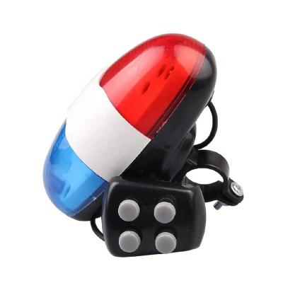 China Aluminum Police Sounds Lightweight Electronic Bike Bell Bike Horns For Kids And Adult for sale