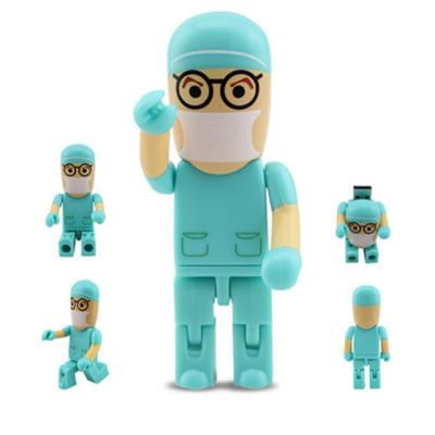 China Medical Promotional Custom Shape Simulation Doctor Gifts USB Flash Drive 4GB for sale