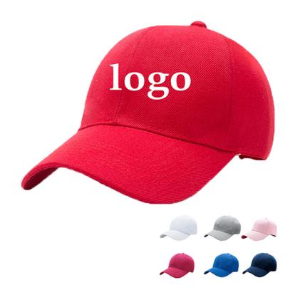 China Factory COMMON Custom Logo OEM Cotton Promotional Baseball Caps for sale