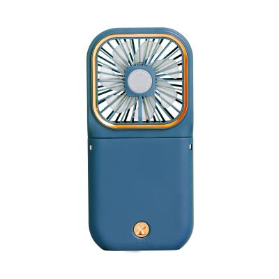 China 3 IN 1 Multifunction Custom Logo Portable 3 in 1 Folding Fan Power Bank with Lanyard for sale