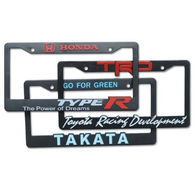 China New Manufacturer Customized Durable USA Car Number License Plate Holder Frame Gray Card Plate Wholesale Customized for sale