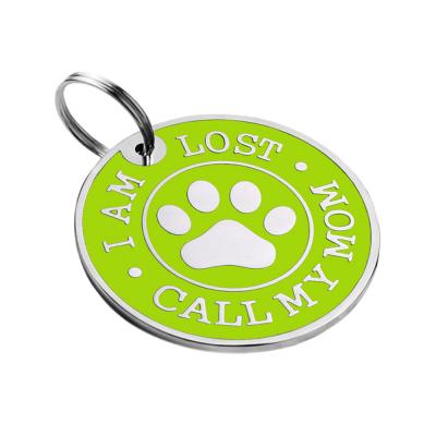 China Europe Metal Stainless Steel Sublimation Army Blank Custom Blank Military Dog Tag/Pet Tag for sale