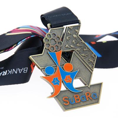 China Blank Marathon Soccer Europe Military Custom Metal Sport Medal for sale