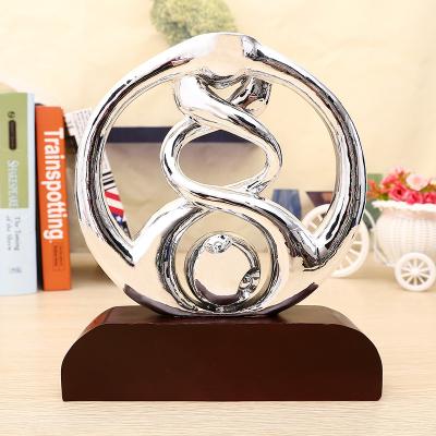 China 3D Europe Running Ribbon Asia CAF SUPPORTS LEAGUE Trophy Cup for sale