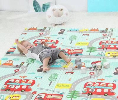 China Eco-friendly Double Side Eco-Friendly  Waterproof easy foldable washed kids mat baby play xpe mat tapete infantil alfombras para bebe kids' mat kids' mat for sale