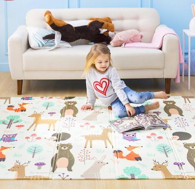 China Educational Toy Foam animal cheap children mat, folding baby play mat xpe carpet for sale