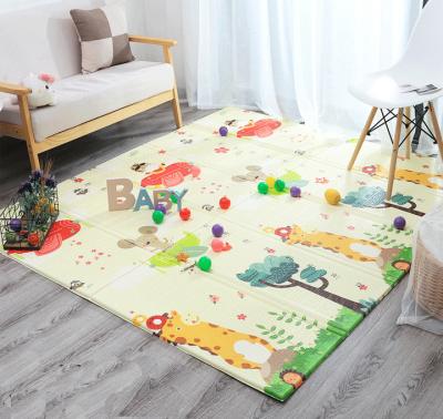 China Educational Toy EXPE Folding Waterproof Anti-staining Surface Foldable Baby  Play Mats xpe baby folding play mat foldable cartoon baby play mat kids' mat kids' mat for sale