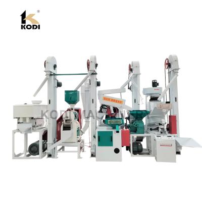 China Rice Mill Industry High Efficiency 15tpd Rice Mill Machine With Rice Grader for sale