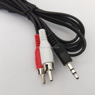 China A/V 3.5mm stereo to 2rca cables for sale