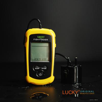 China Lucky Cheapest Model ABS FFC1108-1 Wired Portable Fish Finder For Fishing for sale