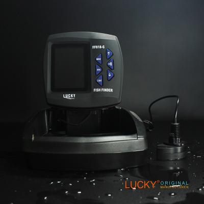 China Hot Selling Lucky ABS FF918C-WL Model Bait Boat Wireless Fish Finder For Carp Fishing for sale