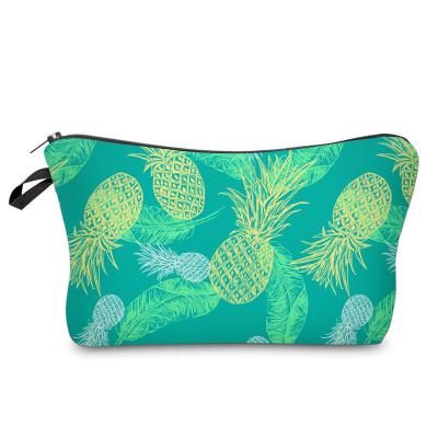 China Wholesale Customized Waterproof Durable Makeup Bag Digital Printing Cosmetic Bag Zipper Storage Bag for sale