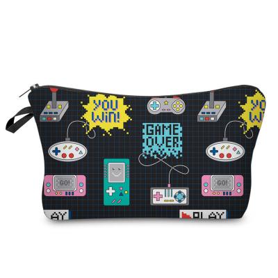 China Waterproof 2020 Hot Selling Personalized Printed Cosmetic Pouch Cosmetic Waterproof Travel Makeup Bag Durable Bag for sale