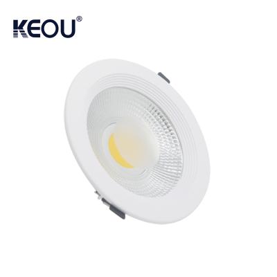 China Residential Hot Sale IP44 Round COB Downlight 15w Led Light Price for sale