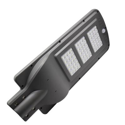 China New KEOU factory price ip65 60w residential outdoor housing waterproof smart motion sensor all in one solar led street light with battery for sale