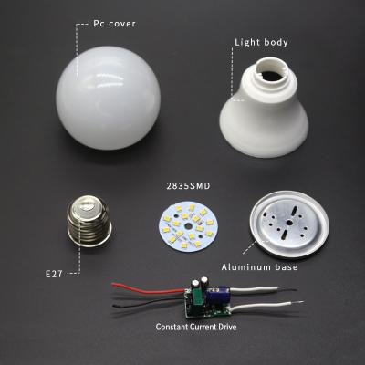 China Residential low power smd2835 bulb-saving led bulb skd parts lamp for sale