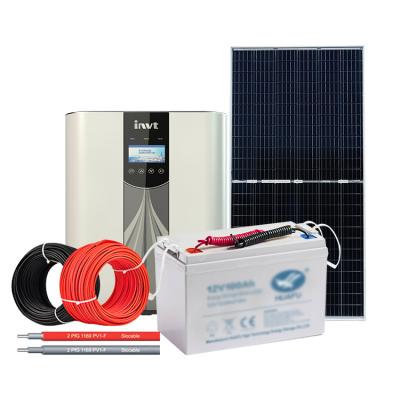 China Home Solar Power System Home 30kw 10kw 5kw 3kw Solar Panel Hybrid System For Home Use for sale