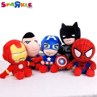 China Super Heroes Plushies Toys Custom thor Thanos Spiderman Plush Toys MCU DC Plushie Toy Carcass Captain America Iron Man Superheros for sale