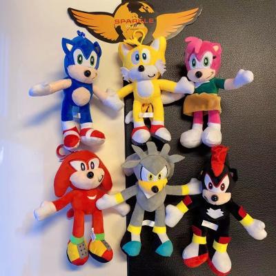 China Sonic Super Theme! 20cm 30cm 40cm Sonico Stuffed Plushie Sega Tail Sonic2 Sonic.exe Super Plush Animal Toy Funk 0 The Hedgehog Key Chain for sale