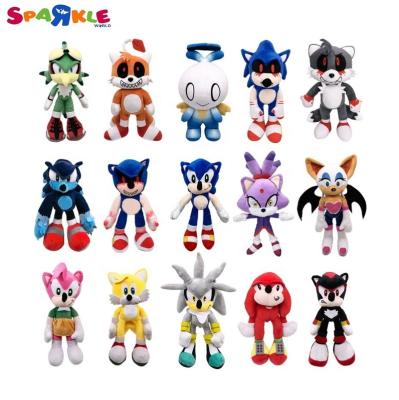 China Image Sonic Hedgehog Sonic Plush Toys Wholesales New Realistic Stuffed Plush Toys. the exe is playing Sonic Plush for sale