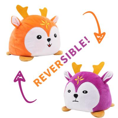 China New Novelty Double Side Flip Plush Unicornios Doll Animals Stuffed Unicorn Cat Reversible Plush Gato Toys for sale