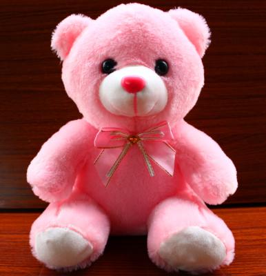 China Wholesale Novelty Valentine's Day Gift 22cm LED Light Glowing Teddy Bear Plush Stuffed Toy for sale