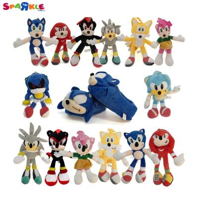 China Personal Good Lord X Pad 45cm Performance Cartoon Stuffed Plush Doll For Sonic Fans Game Super Sonic Hedgehog 2 Toy for sale