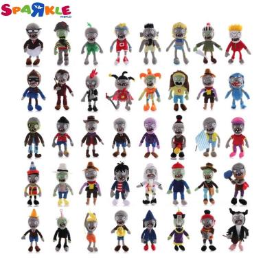 China Plush 100 Styles PVZ Stuffed Zombie Toys Birthday Halloween Gift For Kids Game Fans Factories vs Zombies Plush for sale