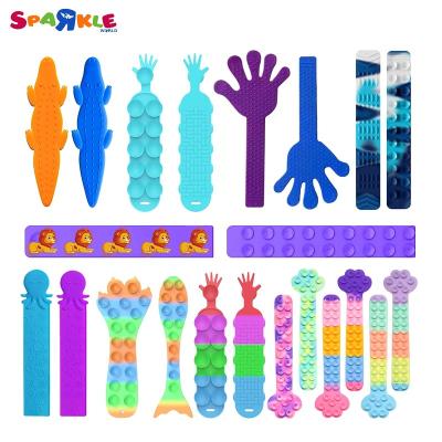 China New Suction Toys 2022 Novelty Wiggle Person Cat Claw Burger Dishonest Popper Square Cup Soft Squido Silicone Squido Pops Toy Squidopops Game for sale