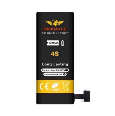 China Mobile Phone High Capacity Li-ion Battery For iPhone 4S for sale