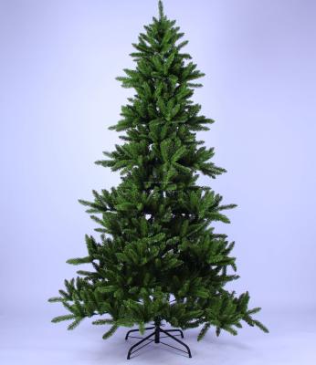 China Beautiful New PVC Christmas Artificial Green Tree Hinged Tree Festival Decoration 210cm Christmas Tree for sale