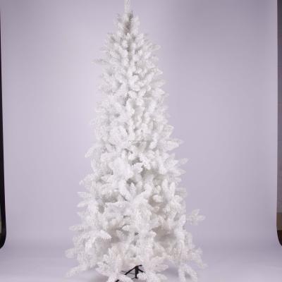 China Beautiful Assembled Pine Needle Tree Festival Decoration PVC Led 180 Cm 6ft Christmas Tree Snow Lit for sale