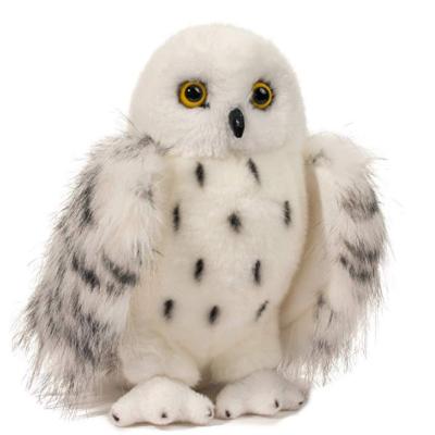 China Hot Eco-friendly Plush Owl Doll Cute Simulation Plush Owl Doll White Snowy Simulation Plush Toy for sale