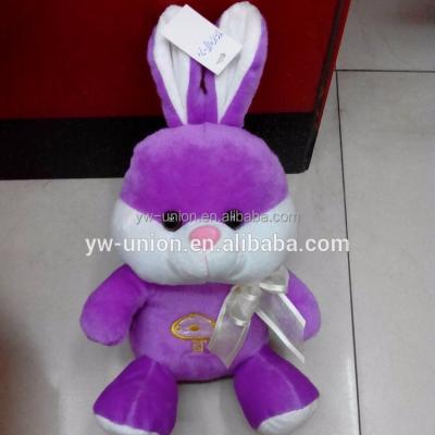 China Purple Eco-Friendly Plush Bunny Easter Bunny Toy, Lovely Toy Plush Easter Bunny Stuffed, Imitation Bunny Rabbit Teddy Bear for sale