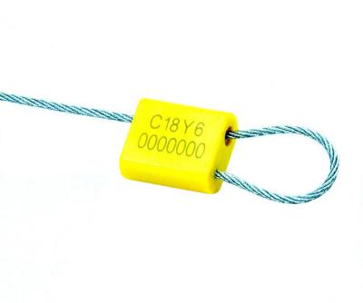 China Tamper Proof Truck Trailers CH209 Security Cable Seal For Trailer And Valves for sale